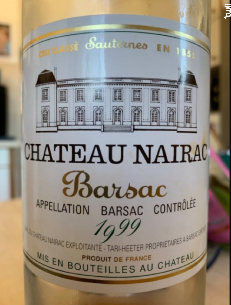 Achat Vin Château Nairac Blanc Barsac Meilleur prix