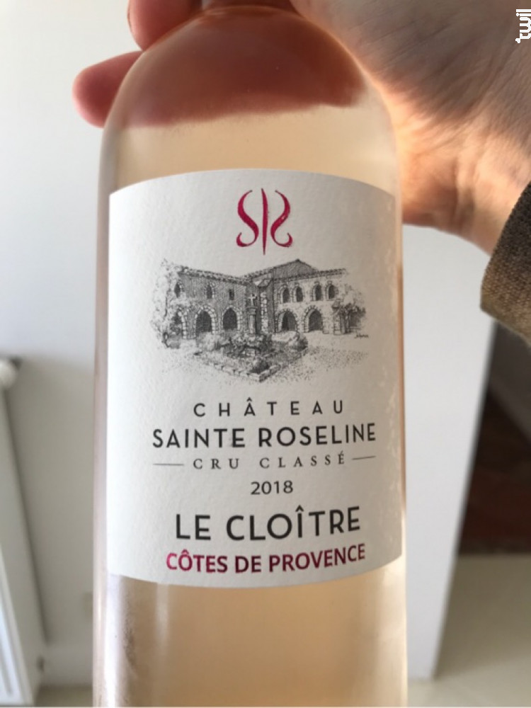Achat Vin Le Cloître De Sainteroseline Rosé Château Sainte Roseline