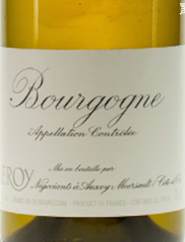 Achat Vin Bourgogne Chardonnay Fleurs De Vignes Blanc Domaine Leroy