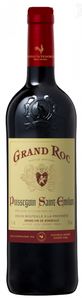 Achat Vin Puisseguinsaintemilion Rouge Grand Roc Puisseguinsaint