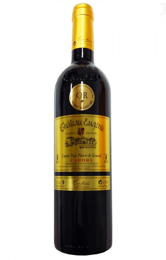 Achat Vin Cuvée Tsar Pierre Le Grand Rouge Château Eugénie Cahors