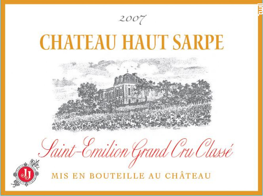 Achat Vin ChÂteau Haut Sarpe Rouge Joseph Janoueix SaintÉmilion