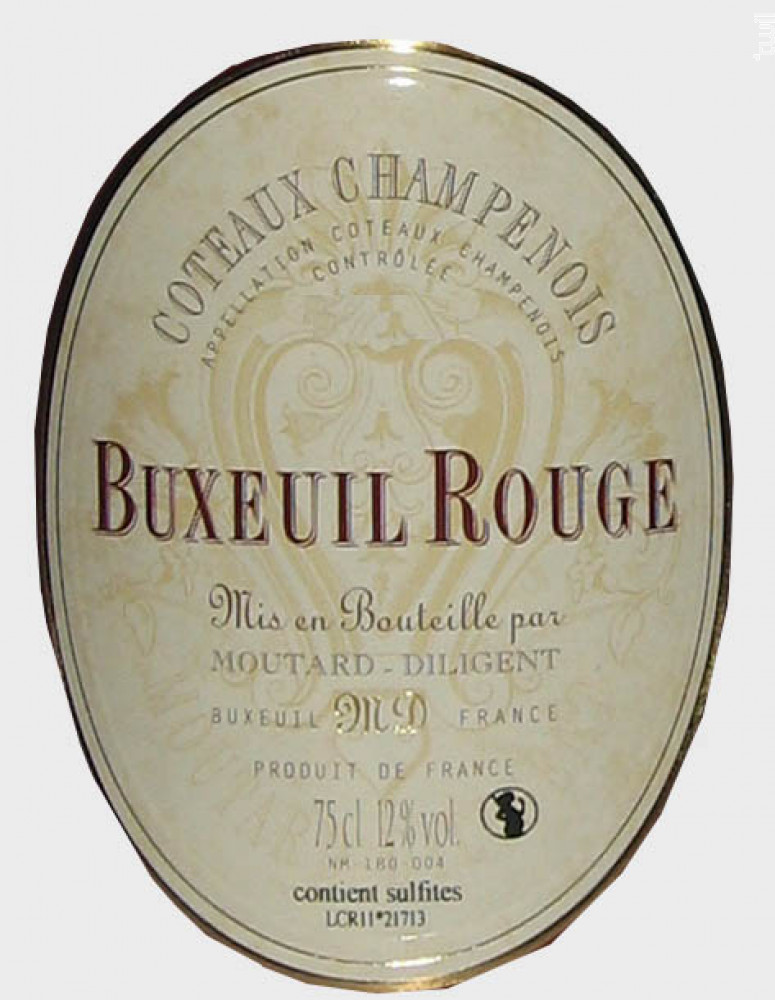 Achat Vin Buxeuil Rouge Rouge Champagne Moutarddiligent Coteaux