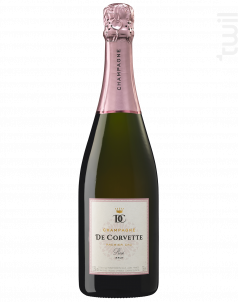 Rosé Brut - Premier cru - Champagne de Corvette - Non millésimé - Effervescent