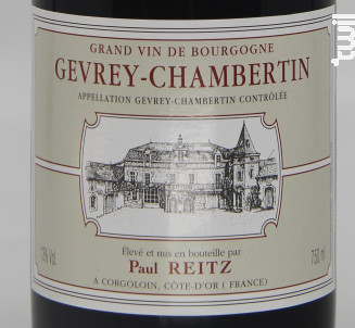 Gevrey Chambertin - Maison Paul Reitz - 2017 - Rouge