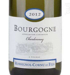 Bourgogne Chardonnay - Domaine Rossignol-Cornu et Fils - 2013 - Blanc
