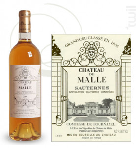 photos du vin Château de Malle