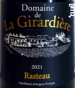 Rasteau - Domaine de la Girardière - 2021 - Rouge