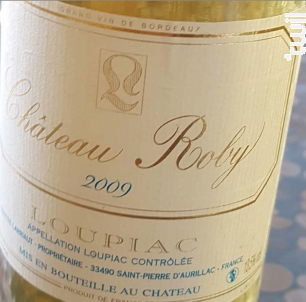 Château Roby - Château Roby - 2020 - Blanc