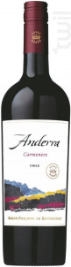 Carmenere - Baron Philippe de Rothschild - Anderra - Non millésimé - Rouge
