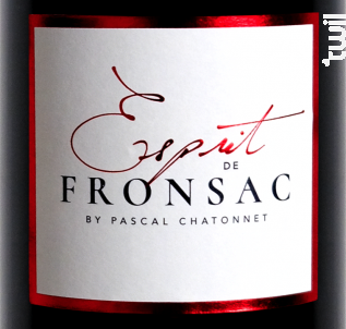 Esprit de Fronsac - Vignobles Chatonnet - 2016 - Rouge