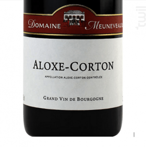 Aloxe-Corton - Domaine Meuneveaux - 2016 - Rouge
