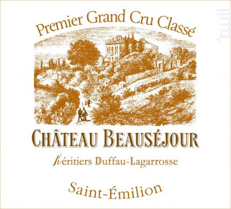 Château Beauséjour Duffau Lagarros - Château Beauséjour - 2014 - Rouge