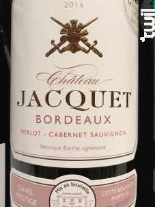 Château Jacquet - Château Jacquet - 2016 - Rouge