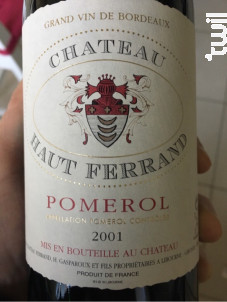Château Haut Ferrand - Château Haut Ferrand - 2019 - Rouge