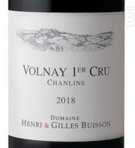 Volnay Premier Cru Chanlin - Domaine Henri & Gilles Buisson - 2019 - Rouge