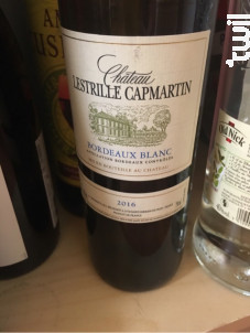 Château Lestrille Capmartin - Bordeaux Blanc - Château Lestrille Capmartin - 1996 - Blanc