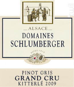 Pinot Gris Grand Cru Kitterlé - Domaines Schlumberger - Non millésimé - Blanc