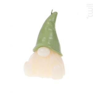 Bougie Gnome Henry Vert lot De 4 - Amadeus -  - 