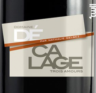 Trois Amours - Domaine DéCalage - 2021 - Rouge