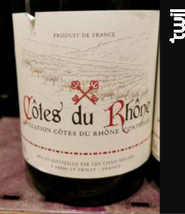 Côtes du rhône - Chais Réunis - 2018 - Rouge