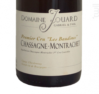 Chassagne Montrachet 1er cru Baudines - Domaine Gabriel & Paul Jouard - 2015 - Blanc