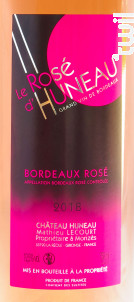 Le Rosé d'Huneau - Château Huneau - 2020 - Rosé