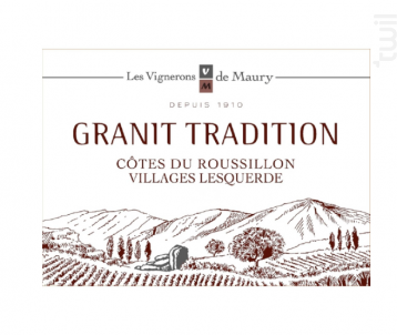 Granit Tradition - Les Vignerons de Maury - 2023 - Rouge