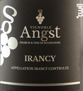Irancy - Vignoble Angst - 2019 - Rouge