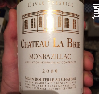 Cuvée Prestige Monbazillac - Château La Brie - 2013 - Blanc