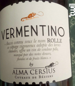 Vermentino - Alma Cersius - 2020 - Blanc