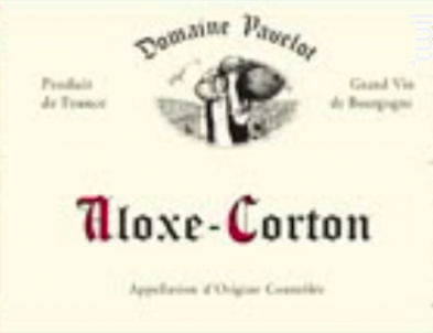 Aloxe-Corton - Domaine Pavelot (Lise et Luc) - 2020 - Rouge