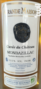 Cuvée du Château - Château Grande Maison - 2020 - Blanc
