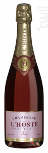 Rosé - Champagne L'Hoste - Non millésimé - Effervescent