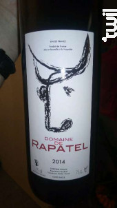 Vin Naturel Cuvée Facile - Domaine de Rapatel - 2014 - Rouge