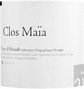 CLOS MAÏA - Clos Maïa - 2020 - Blanc