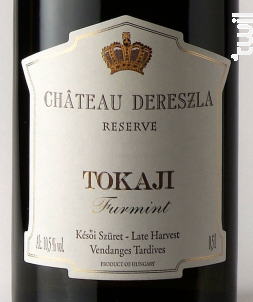 Dereszla Furmint VT Réserve 50CL - Dereszla - 2000 - Blanc