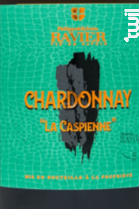 Chardonnay - Fut de chêne - Domaine RAVIER Sylvain et Philippe - 2020 - Blanc