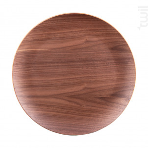 Assiette De Présentation Bois Brun 34 Cm - table passion -  - 