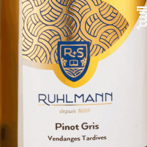 Pinot Gris Vendanges tardives - Famille Ruhlmann Schutz - 2023 - Blanc