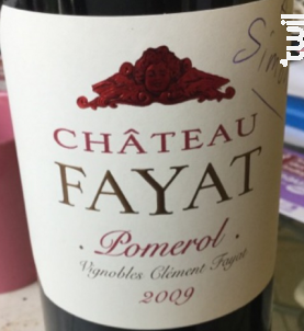Château Fayat - Château Fayat - 2019 - Rouge