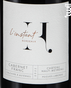 L'Instant H - Château Haut-Meyreau - 2022 - Rouge