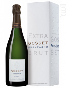 Extra Brut + Etui - Champagne Gosset - Non millésimé - Effervescent