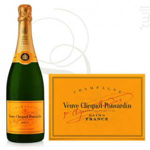 Brut Carte Jaune + Étui - Veuve Clicquot - Non millésimé - Effervescent