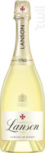 Le Blanc De Blancs Brut - Lanson - Non millésimé - Effervescent