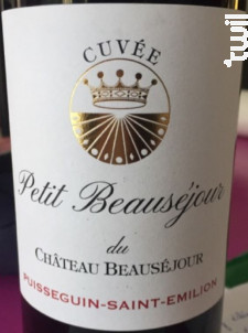 Petit Beauséjour - Château Beauséjour - 2015 - Rouge