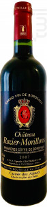 Château ROZIER-MORILLONS cuvée cuvée des Aïeuls 2007 - Vignobles Crachereau - 2007 - Rouge