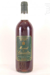 Muscat de Rivesaltes - (Non Millésimé Années 1980 À 1990) - CHÂTEAU DE REY - Non millésimé - Blanc