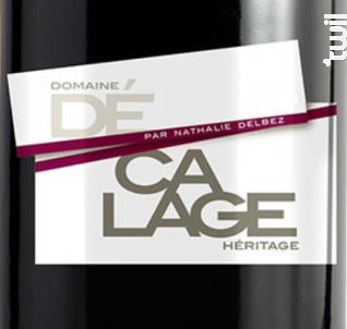 Héritage - Domaine DéCalage - 2019 - Rouge