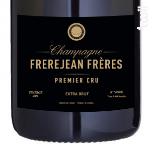 Extrabrut Premier cru Millésimé - Champagne Frerejean Frères - 2006 - Effervescent